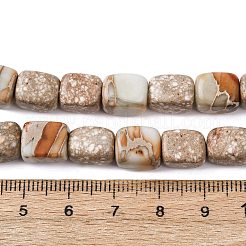 Натуральные бусины из аква терра яшмы&nbsp;G-B155-D15