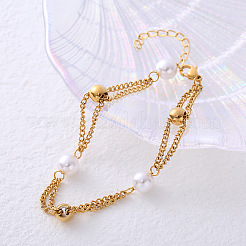 Многослойные браслеты из нержавеющей стали QC6954-2