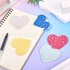 16 шт. 8 цвета закладки в форме сердца из искусственной кожи&nbsp;AJEW-TA0002-61