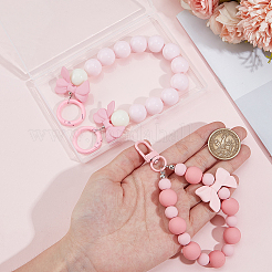 2 шт. 2 стиля бант из акриловых бусин&nbsp;HJEW-BBC0001-22