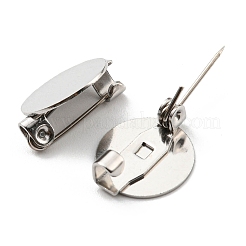 Брошь-поднос из нержавеющей стали 201&nbsp;LS-STAS-Q246-01B-P