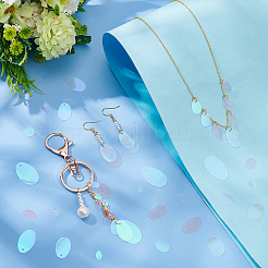 5 стиль подвески из ПВХ с лазерным эффектом и пайетками PVC-WR0001-02