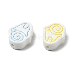 Фарфоровые бусины ручной работы PORC-Z004-01