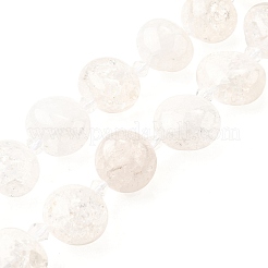 Натуральный хрустят кварц бисер пряди G-H312-B01