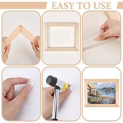 32шт деревянная внутренняя рамка для масляной живописи&nbsp;DIY-NB0014-81