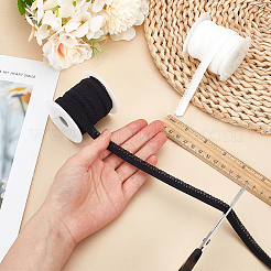 20 ярд двухцветной полиэстеровой эластичной кружевной ленты-пико OCOR-FG0002-38