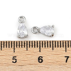 Латунные микро проложить кубического циркония подвески&nbsp;KK-K374-07P-03