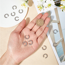 Серьги-клипсы/подвески из нержавеющей стали 304 STAS-UN0006-20P