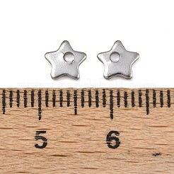 Подвески-шармы в виде пятиконечной звезды из нержавеющей стали марки 304&nbsp;STAS-Q171-03