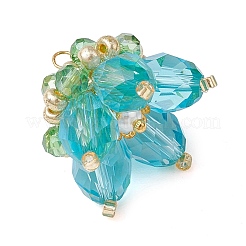 Прозрачные стеклянные подвески&nbsp;PALLOY-MZ00720-03