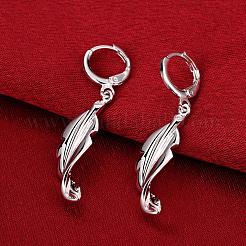 Серьги с подвесками из латуни EJEW-BB00702