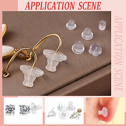 50 шт. Латунные гайки для ушей KK-WR0001-78P