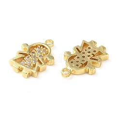 Латунные микро проложить кубического циркония подвески KK-F862-07G