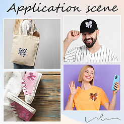 7 шт. 7 стиля полиэстеровых вышивок на одежде с термонаклейкой&nbsp;PATC-GF0001-63