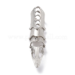 Двойное кольцо из сплава в форме чумного доктора&nbsp;LS-RJEW-G115-07AS