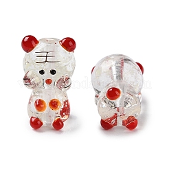 Светящиеся нити бус лэмпворк ручной работы&nbsp;LAMP-Z007-03E