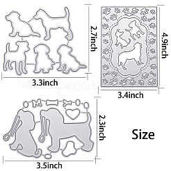 Трафареты для резки металла с рамкой Pet Gog DIY-GF0001-19