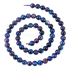 1 нить бусин из натурального тигрового глаза&nbsp;G-TA0002-65B