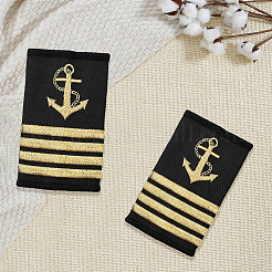 Полиэстеровые погоны для общественной безопасности&nbsp;DIY-WH20081-035A