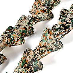 Нити из синтетических бирюзовых бусин&nbsp;TURQ-P002-04A-01