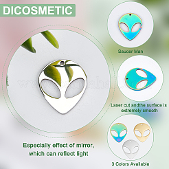 30 шт. подвески из нержавеющей стали 304 двух цветов&nbsp;STAS-DC0012-05