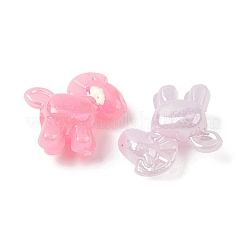 Непрозрачные акриловые бусины с УФ-покрытием&nbsp;OACR-G058-03