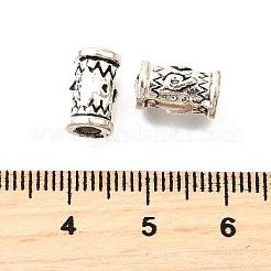 Сплавочные овальные бусины тибетского стиля &nbsp;TIBE-L008-20AS