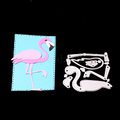 Красный венценосный журавль DIY-WH0050-36