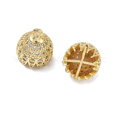 Латунные микрофибровые подвески с кубическим цирконием&nbsp;KK-Z143-03G-02