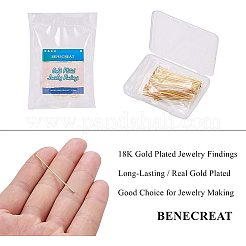 Латунные шпильки с плоской головкой KK-BC0004-01-0.7x45