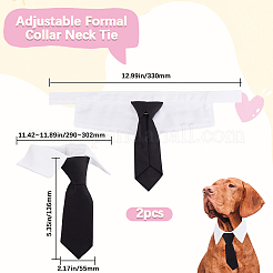 2 шт. полиэстеровые галстуки для животных AJEW-GF0010-55
