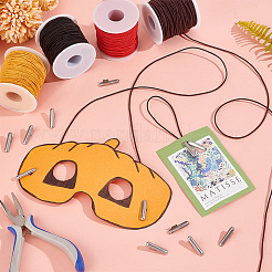 5 рулон круглого эластичного шнура для бисероплетения&nbsp;EW-GA0001-01