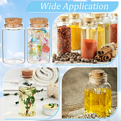 Пустая стеклянная бутылка&nbsp;LS-AJEW-WH0470-43C