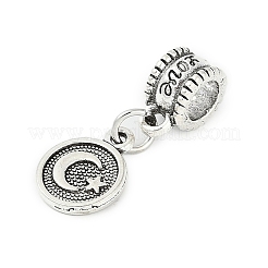 Подвеска из латуни с покрытием из латуни в европейском стиле&nbsp;LS-KK-R200-14AS