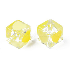 Прозрачные акриловые бусины TACR-T004-10F