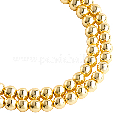 2 нить гальванизированных немагнитных синтетических гематитовых бусин G-OC0002-23B