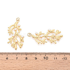 Подвески из нержавеющей стали 304 и искусственного жемчуга ABS STAS-T069-86