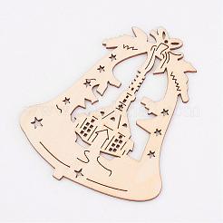 Неокрашенные деревянные подвески WOOD-K005-22