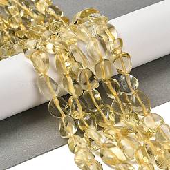 Естественный лимонный кварц нитей бисера G-P497-01E-52