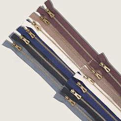 12 шт. двухцветная нейлоновая застежка-молния FIND-GF0008-20C