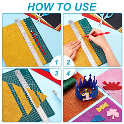 13 шт. 13-х цветные прямоугольные листы из губчатой ЭВА&nbsp;DIY-PH0031-55