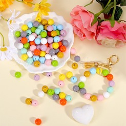 100шт 10 цвета силиконовые бусины JX644A