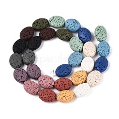 Бусы из натуральной лавы G-N257-18A-01