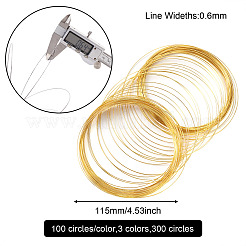 300 круг 3 цвета углеродистая стальная проволока с эффектом памяти&nbsp;TWIR-FW0001-02