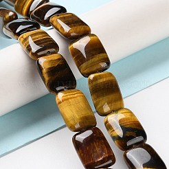 Природных тигровый глаз бисер нитей G-K357-D19-01