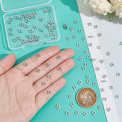 100 шт. бусины из нержавеющей стали марки 304 STAS-UN0053-03