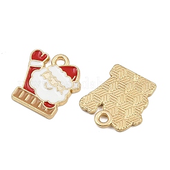 Подвески из сплава и эмали с рождественской тематикой ENAM-Z023-01G-02
