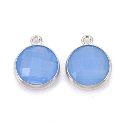 Латунь стекло амулеты KK-C228-01P