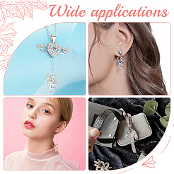 32 шт. 2-х цветные подвески ко Дню святого Валентина из нержавеющей стали 304&nbsp;STAS-UN0040-27