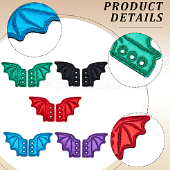 5 пара двухцветных тканевых подвесок для обуви&nbsp;FIND-GF0006-78